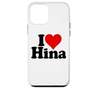 Custodia per iPhone 12 mini I LOVE HEART HINA NOME SU UN TEE