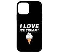 Custodia per iPhone 12 mini I Love Ice Cream Party Outfit Vanilla Soft Serve Gelato Cone