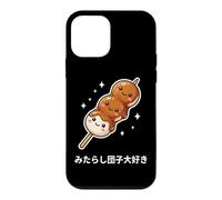 Custodia per iPhone 12 mini I Love Mitarashi Dango Kawaii Japanese Sweet Food Design