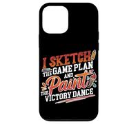 Custodia per iPhone 12 mini I SKETCH THE GAME PLAN AND PAINT THE VICTORY DANCE