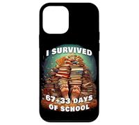 Custodia per iPhone 12 mini I Survived 67 + 33 (100) Days of School 67 Meme Kids