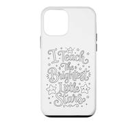 Custodia per iPhone 12 mini I Teach the Brightest Little Stars - School Coloring Craft