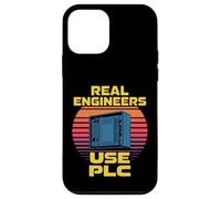 Custodia per iPhone 12 mini I veri ingegneri usano PLC divertente dicendo retrò anni '80