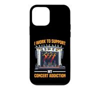 Custodia per iPhone 12 mini I Work To Support My Concert Addiction Fan della musica -