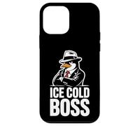 Custodia per iPhone 12 mini Ice Cold Boss Penguin Mafia Umorismo divertente