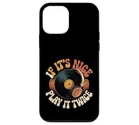 Custodia per iPhone 12 mini If It's Nice Play It Twice Vinyl Fan Collector Music -