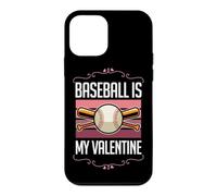 Custodia per iPhone 12 mini Il baseball è il mio San Valentino divertente Anti Valentine Heart Love
