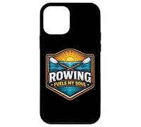Custodia per iPhone 12 mini Il canottaggio alimenta il mio motto dell'atleta della squadra Soul Row