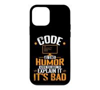 Custodia per iPhone 12 mini Il codice è come l'umorismo, quando devi spiegarlo, è brutto