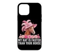 Custodia per iPhone 12 mini Il mio cappello è più veloce del tuo cavallo Derby Day Horse Racing
