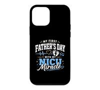 Custodia per iPhone 12 mini Il mio primo papà con il mio miracolo NICU