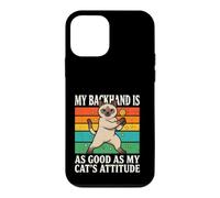 Custodia per iPhone 12 mini Il mio rovescio è buono come l'atteggiamento dei miei gatti