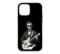 Custodia per iPhone 12 mini Il presidente Abraham Lincoln suona la chitarra con gli occhiali da sole