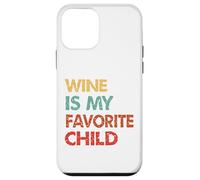Custodia per iPhone 12 mini Il vino è il mio umorismo genitoriale figlio preferito