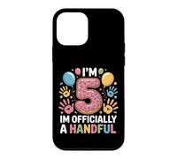 Custodia per iPhone 12 mini I'm 5 Official A Handful Funny 5th Birthday Celebration