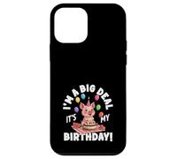Custodia per iPhone 12 mini Im A Big Deal It's My Birthday Pig Kids Party Bday