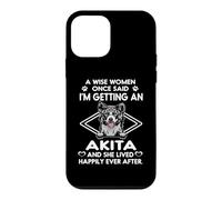 Custodia per iPhone 12 mini I'm Getting An Akita Funny Dog Mom Puppy Lovers