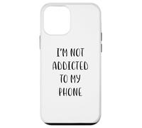 Custodia per iPhone 12 mini I'm not addicted to my phone Idea divertente White Lie Party