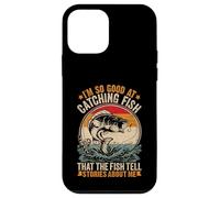 Custodia per iPhone 12 mini I'm So Good At Catching Fish Divertente Pescatore Pesca Umorismo
