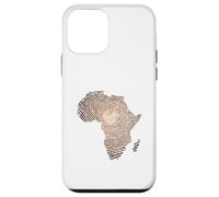 Custodia per iPhone 12 mini Impronta digitale dell'Africa della melanina