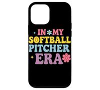 Custodia per iPhone 12 mini In My Softball Pitcher Era Groovy Fastpitch Gamer Girls