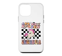 Custodia per iPhone 12 mini In My Spooky Unicorn Era Groovy Halloween Animals Costume