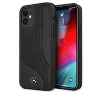 Sourcing Custodia Per Telefono Mercedes Mehcp12scdobk Iphone 12 Mini 5.4 Leather Perforated Area