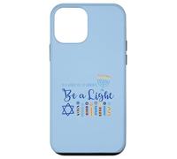 Custodia per iPhone 12 mini In un mondo pieno di tenebre sii una luce Hanukkah Menorah