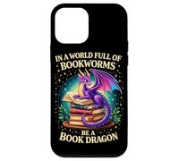 Custodia per iPhone 12 mini In un mondo pieno di topi di biblioteca Sii un nerd del libro del drago del libro