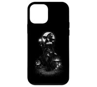 Custodia per iPhone 12 mini Incantevole strega Halloween luna rituale con magia