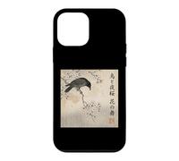 Custodia per iPhone 12 mini Inchiostro giapponese Black Raven Gothic Bird Black Crow