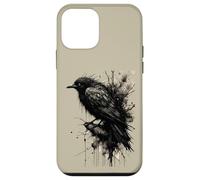Custodia per iPhone 12 mini Inkstorm Crow Silenzio davanti alla caw