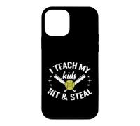 Custodia per iPhone 12 mini Insegno ai miei figli Hit & Rubare Softball Mom