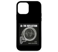 Custodia per iPhone 12 mini Intelligenza Artificiale Mirror Dati Self Cyberpunk AI grande