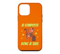 Custodia per iPhone 12 mini Io composto quindi sono Natura Bio Riciclaggio Ecologia