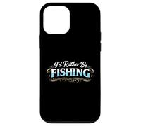 Custodia per iPhone 12 mini Io d Rather Be Fishing Funny Angler Lifestyle Statement