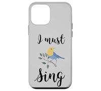 Custodia per iPhone 12 mini Io devo cantare canto uccello canto