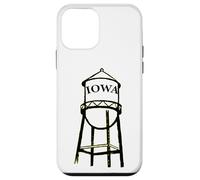 Custodia per iPhone 12 mini Iowa Water Tower, vintage, vecchio stile