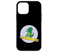 Custodia per iPhone 12 mini Iscrizione Dino Pencil School