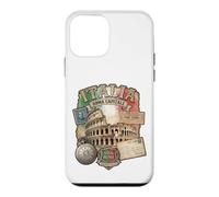 Custodia per iPhone 12 mini Italia Roma Capitale Colosseo Vintage Travel Badge Graphic