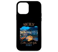 Custodia per iPhone 12 mini Italia Sicilia turistica Souvenir Castellammare Del Golfo donne