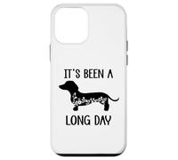 Custodia per iPhone 12 mini Its Been a Long Day Dachshund Funny Doxie Mom Dachshund Mama