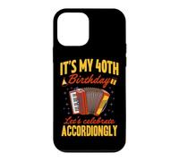 Custodia per iPhone 12 mini It's My 40th Birthday Festeggiamo la fisarmonica