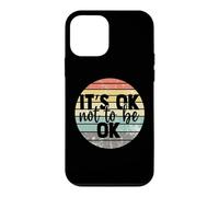 Custodia per iPhone 12 mini It's ok not to be ok Vintage Mental Health Awareness
