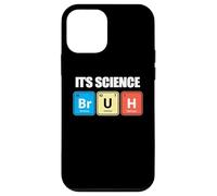 Custodia per iPhone 12 mini Its Science Bruh Funny Periodic Table Meme Tee Humor Now LOL