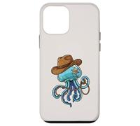 Custodia per iPhone 12 mini Jellyfish Western Sheriff Cowboy Funny Ocean Animal