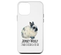Custodia per iPhone 12 mini Jersey Wooly coniglio 3 libbre di atteggiamento in un cappotto di pelliccia