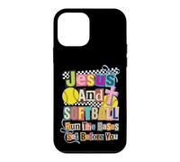 Custodia per iPhone 12 mini Jesus And Softball Run The Bases Set Before You