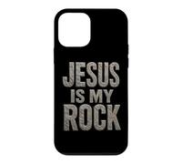 Custodia per iPhone 12 mini Jesus is My Rock - Christian Faith Gospel Inspiration