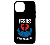 Custodia per iPhone 12 mini Jesus is My Valentine Funny Valentines Loves Christ Love Day